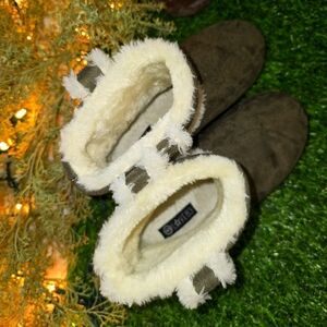 Winter platform boots